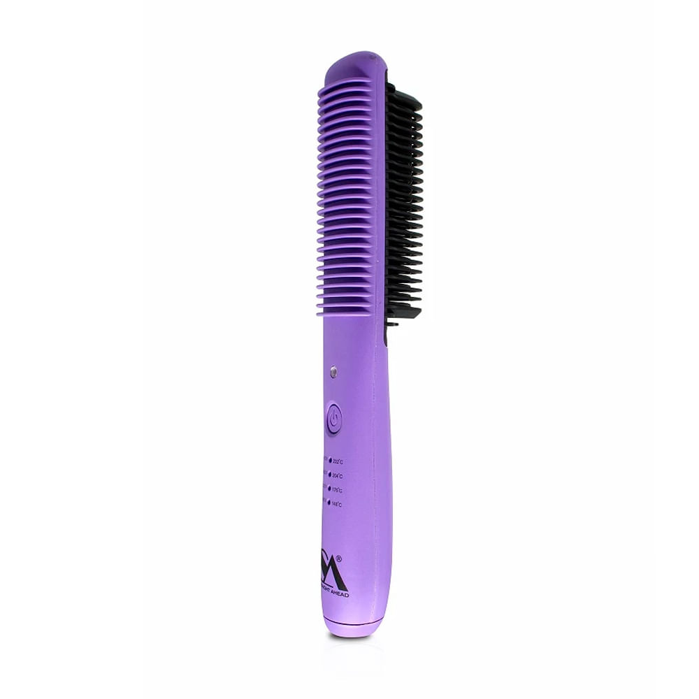 Imagen 1 del producto Peine térmico para cabello glider comb Straight Ahead, 77W, temperatura ajustable, lila